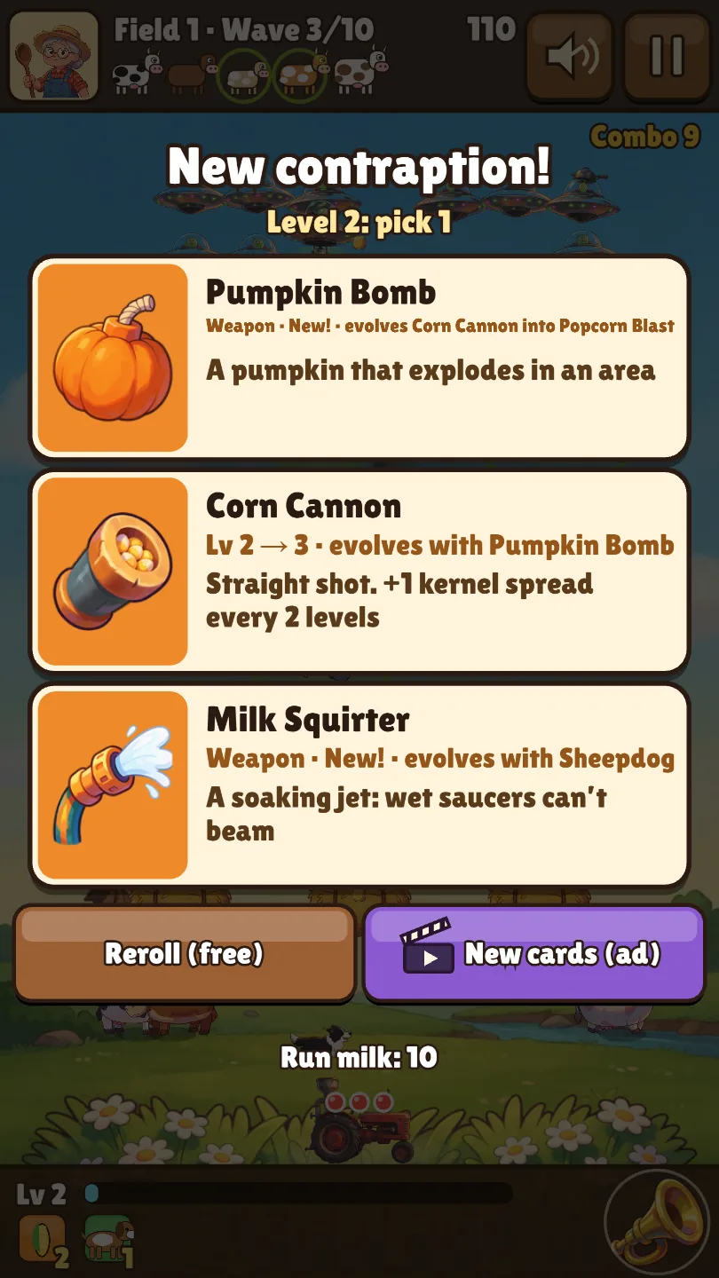 Build wild contraptions every level up
